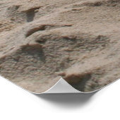 Brauner Sand Poster (Ecke)
