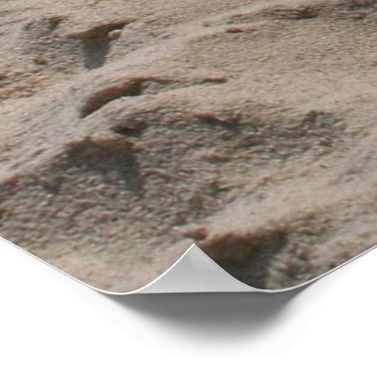 Brauner Sand Poster (Ecke)