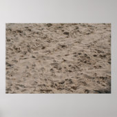 Brauner Sand Poster (Vorne)