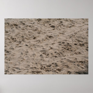 Brauner Sand Poster