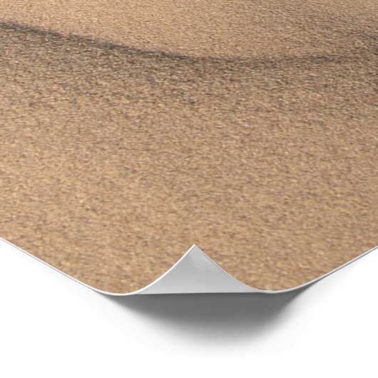 Brauner Sand Poster (Ecke)