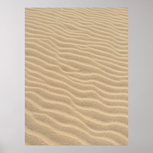 Brauner Sand Poster (Vorne)