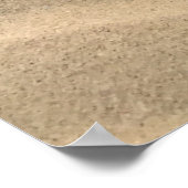 Brauner Sand Poster (Ecke)