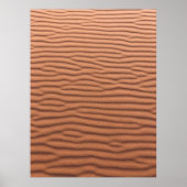 Brauner Sand Poster (Vorne)