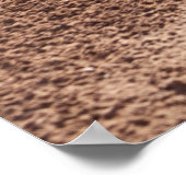 Brauner Sand Poster (Ecke)