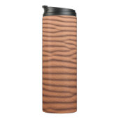 Brauner Sand Thermosbecher (Nach rechts gedreht)