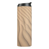 Brauner Sand Thermosbecher (Nach links gedreht)