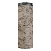 Brauner Sand Thermosbecher (Rückseite)