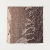 Brauner Sand Wandteppich (Vorderseite (Horizontal))