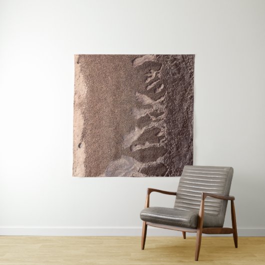 Brauner Sand Wandteppich (Beispiel (Horizontal))