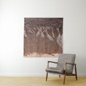 Brauner Sand Wandteppich (Beispiel)