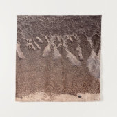 Brauner Sand Wandteppich (Vorderseite)
