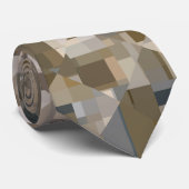 Brauner Schatten Krawatte (Gerollt)