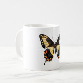Brauner Schmetterling Kaffeetasse (Vorderseite Links)