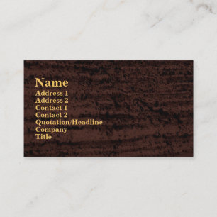brauner schwarzer Schmutz Visitenkarte