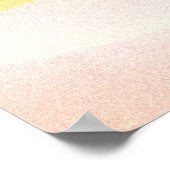 Brauner Sonnenhut bei Schwimmer Poster (Ecke)