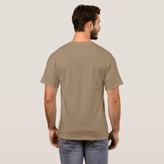 Brauner T - Shirt (Schwarz voll)