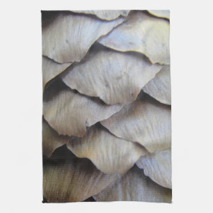 Brauner Tannenkegel Geschirrtuch