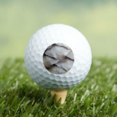 Brauner Tannenkegel Golfball (Insitu T-Shirt)
