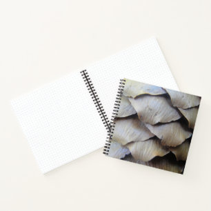 Brauner Tannenkegel Notizblock