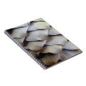 Brauner Tannenkegel Notizblock (Rechte Seite)