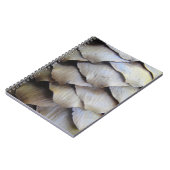 Brauner Tannenkegel Notizblock (Linke Seite)