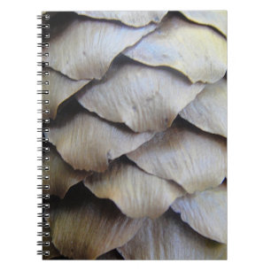 Brauner Tannenkegel Notizblock