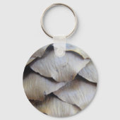 Brauner Tannenkegel Schlüsselanhänger (Vorderseite)