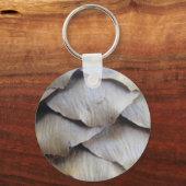 Brauner Tannenkegel Schlüsselanhänger (Vorderseite)