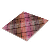 Brauner Tartan Fliese (Seite)