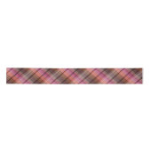 Brauner Tartan Satinband (Vorderseite)