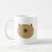 Brauner Teddy Bär Klassische Tasse (Links)