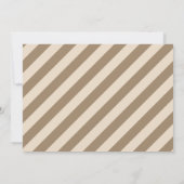 Brauner Teddy Bären Baby Dusche Foto Einladung (Rückseite)