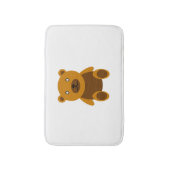 Brauner Teddybär Badematte (Vorderseite Vertikal)