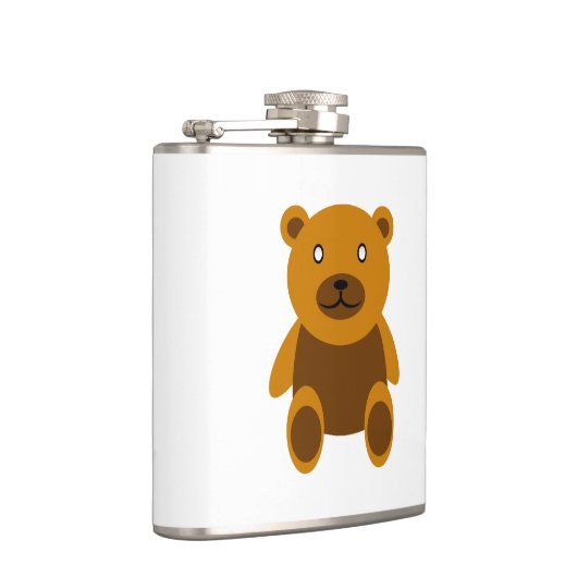 Brauner Teddybär Flachmann (Rechts)