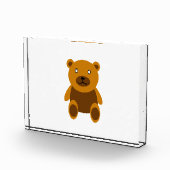 Brauner Teddybär Fotoblock (Rechts)