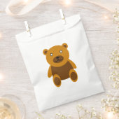 Brauner Teddybär Geschenktütchen (Ausgeschnitten)