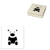 Brauner Teddybär Gummistempel (Stempel)