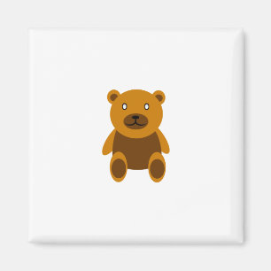 Brauner Teddybär Magnet