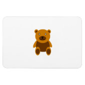 Brauner Teddybär Magnet (Horizontal)