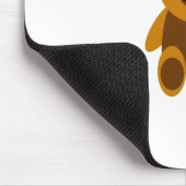 Brauner Teddybär Mousepad (Ecke)