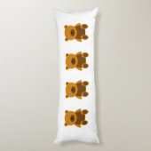 Brauner Teddybär Seitenschläferkissen (Rückseite (Vertikal))