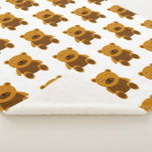 Brauner Teddybär Sherpadecke (3/4)