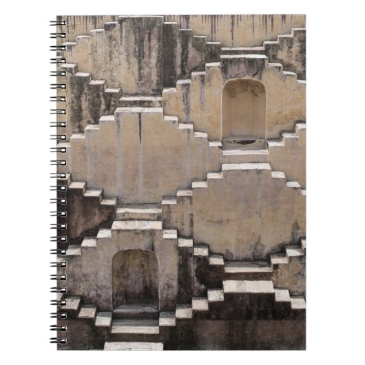 Brauner Tempelentwurf Notizblock (Vorderseite)