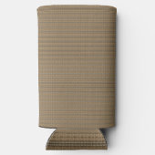 brauner und beigefarbener Hintergrund Selters Dosenkühler (Rückseite)