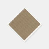 brauner und beigefarbener Hintergrund Serviette (Ecke)