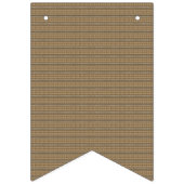 brauner und beigefarbener Hintergrund Wimpelkette (Zweite Fahne)