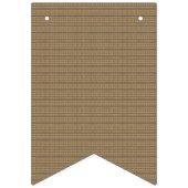 brauner und beigefarbener Hintergrund Wimpelkette (Dritte Fahne)