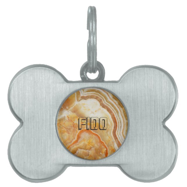 Brauner und beiger Marmorstein 3 Tiermarke (Vorderseite)