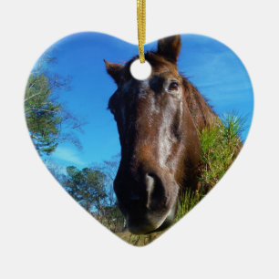 Brauner und cremefarbener Himmel Keramikornament